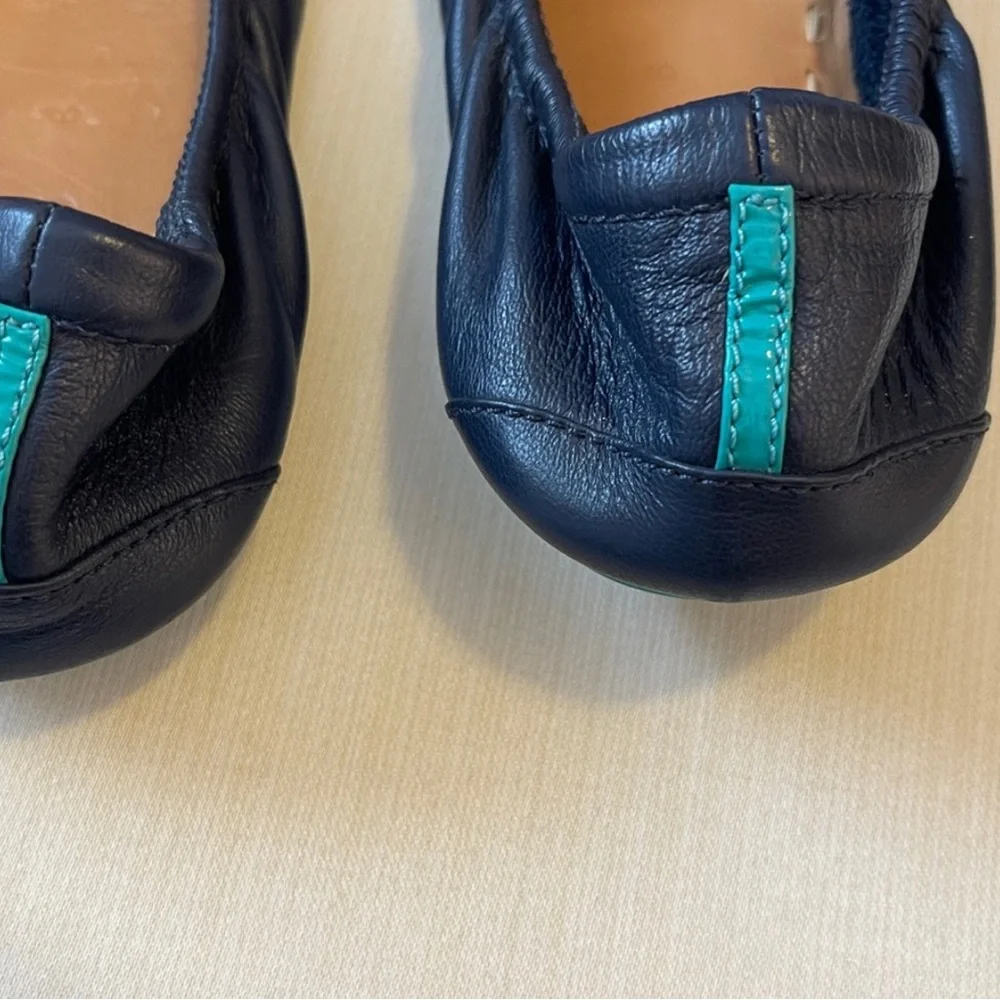 TIEKS BLUE & TEAL BALLET SHOES SIZE 8 - Picture 5 of 6